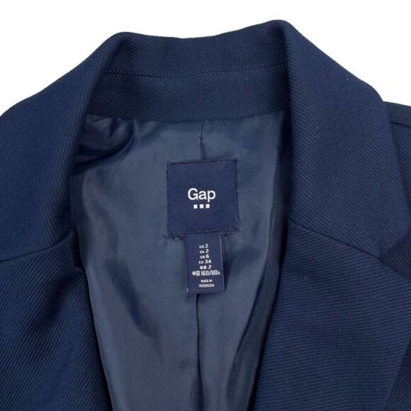 GAP Academy Blazer Sz 2 Tapestry Navy - Picture 3 of 4